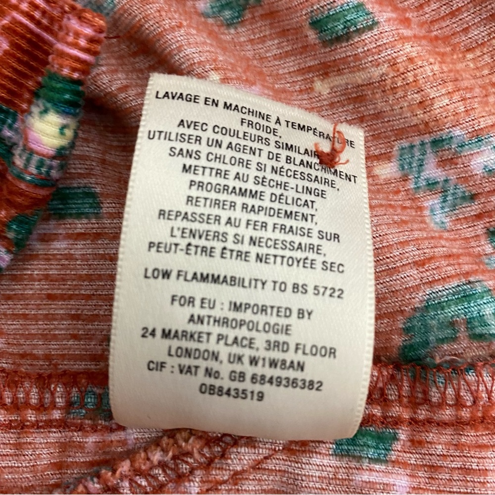 Anthropologie Building 18 Rust Red Corduroy Butto… - image 5